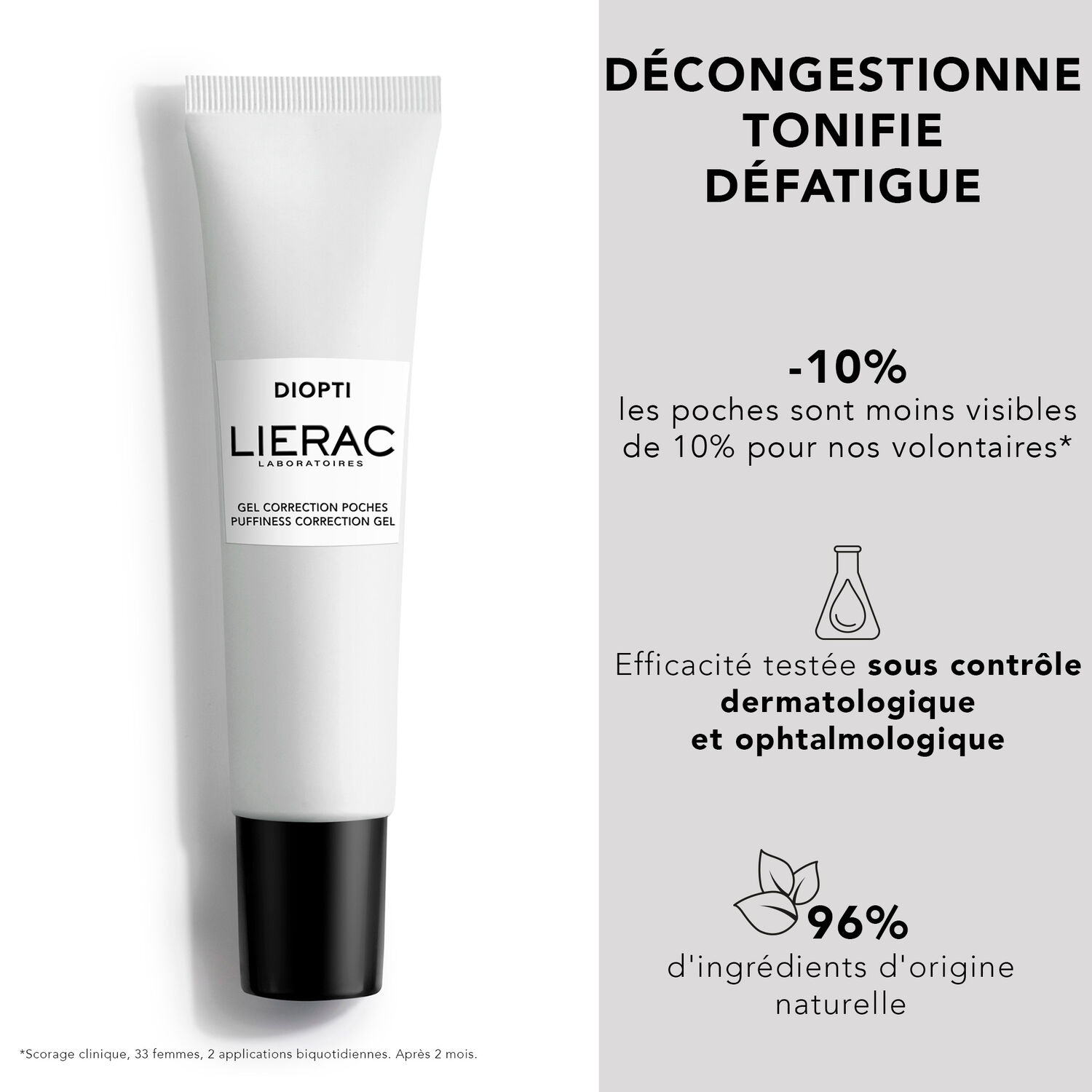Diopti - Gel Correction Poches