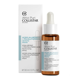 Attivi Puri - Soin Visage Hydratant Acide Hyaluronique + Polyglutamique 30 ml