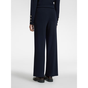 Elena Mirò - Pantaloni in tricot - Blu