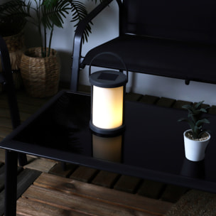 Lampe De Table Solaire Noir