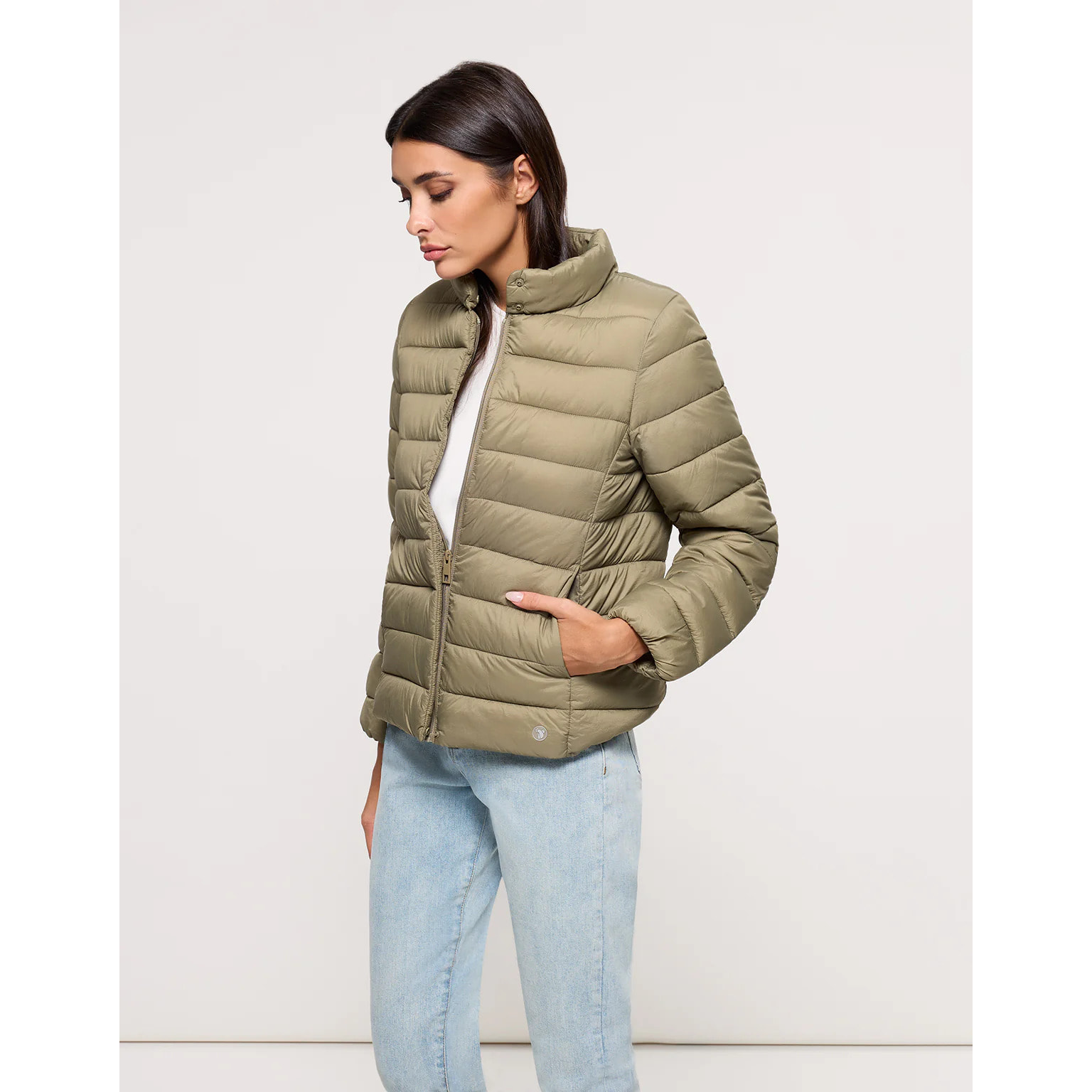 Chaqueta Acolchada Caqui - Bareman