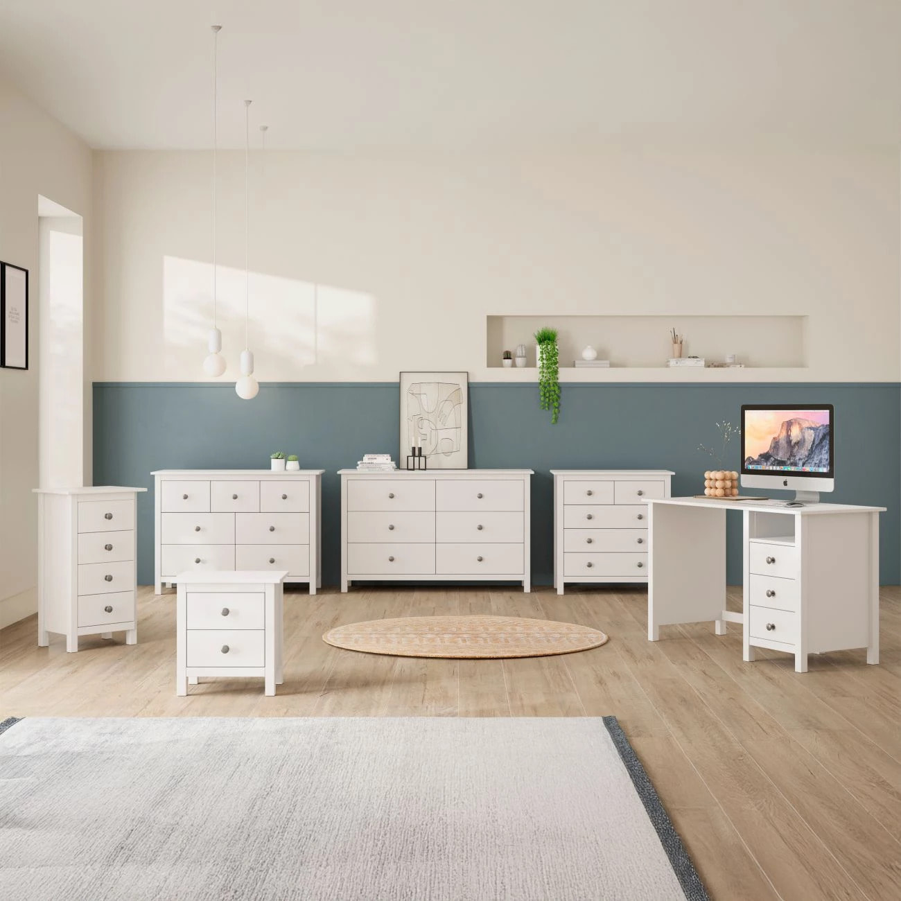 Mesita de noche Bay Blanco