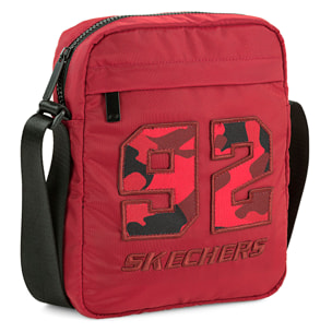 Bandolera Hombre Sintetica Skechers Georgetown Rojo