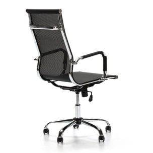 Sillón de oficina Slim negro