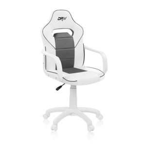 Silla gaming DRW Blanco - Gris DRW