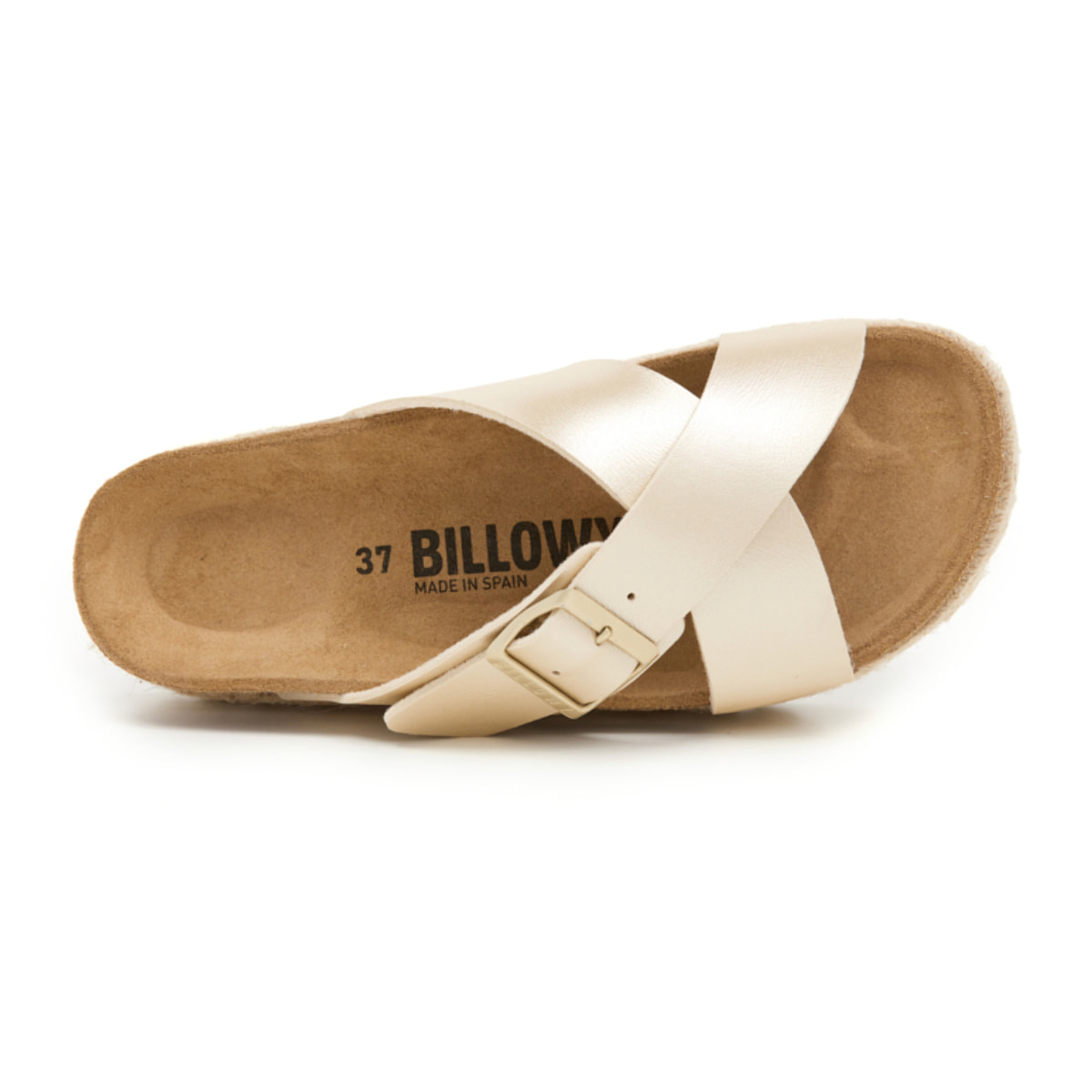 SANDALO CON ZEPPA BILLOWY DORATO