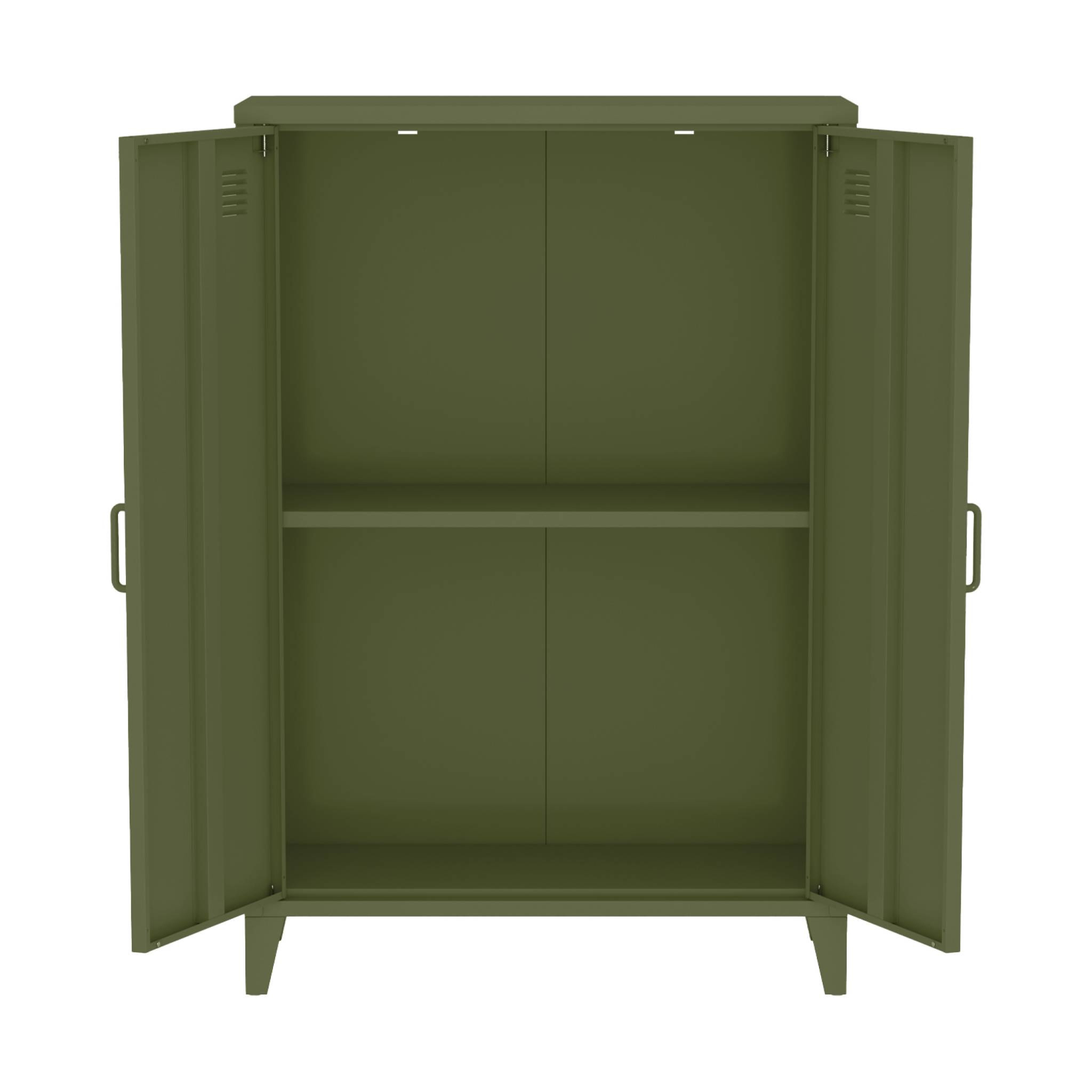 Commode/armoire métal 2 portes (lot de 2) SOHO