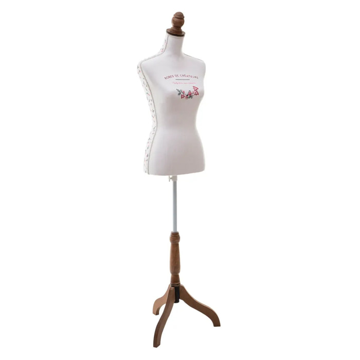 Mannequin sur pied Poésie à l'anglaise H.157,5cm bois