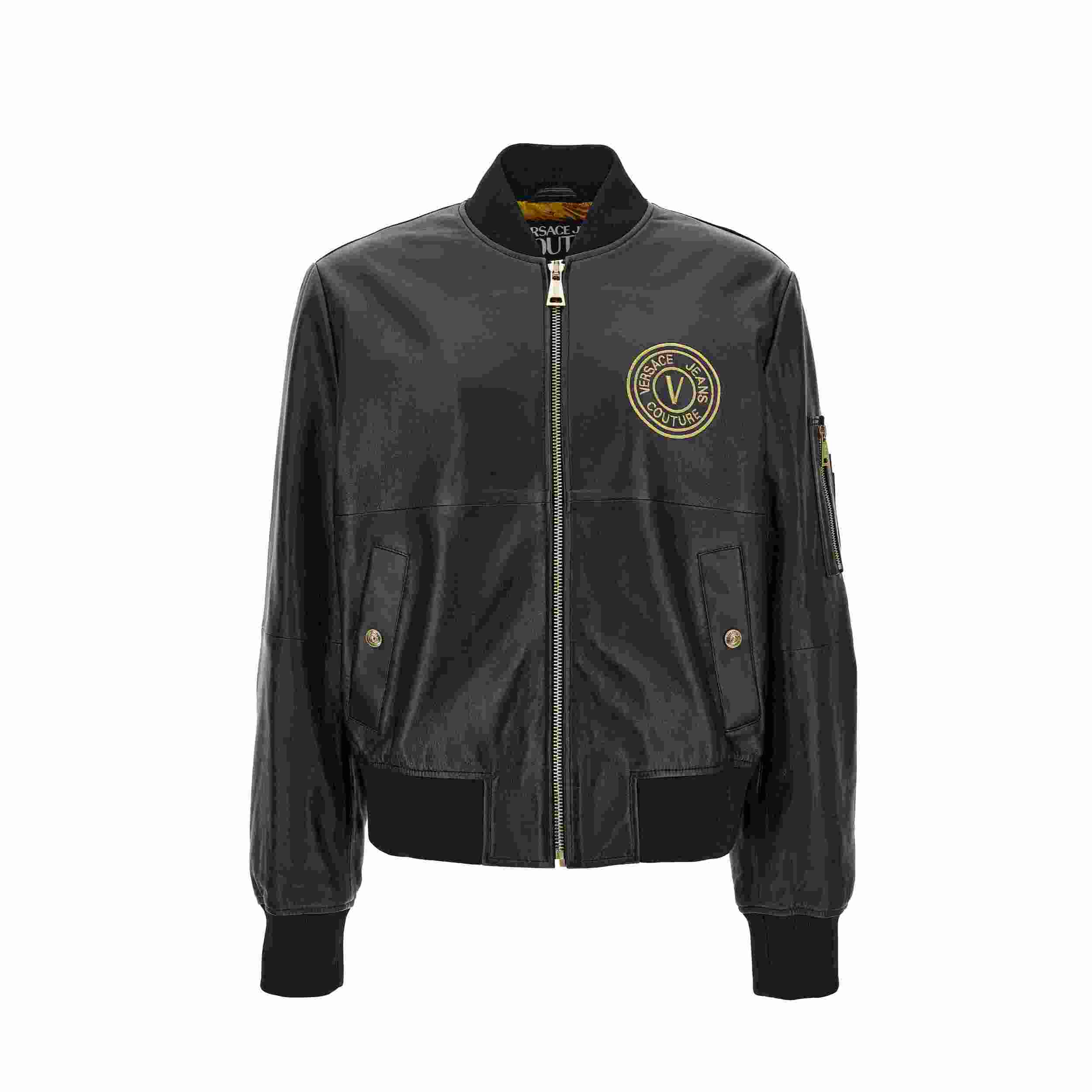 Versace Jeans Couture chaqueta de cuero