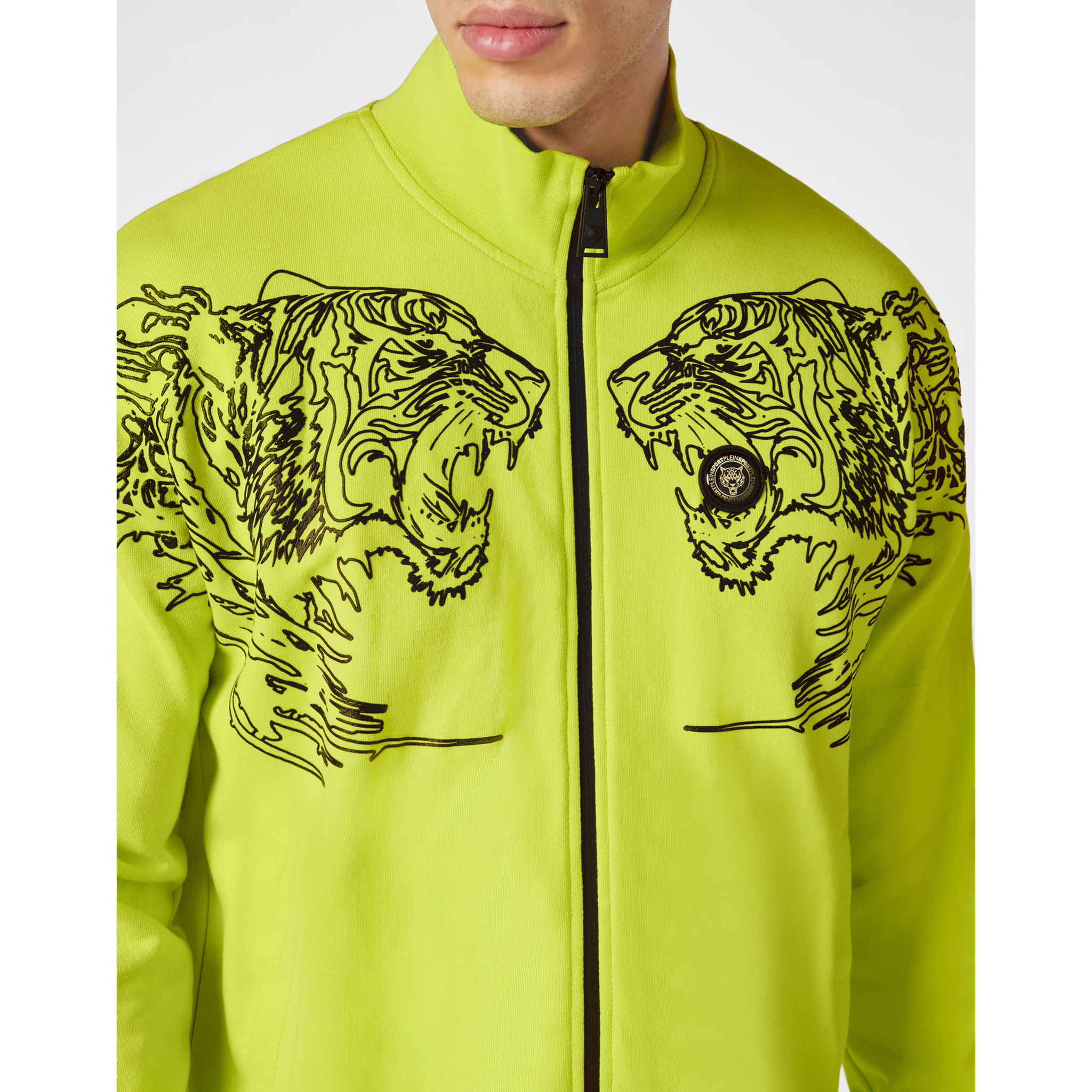 PLEIN SPORT Hooded Sweatjacket TIGER