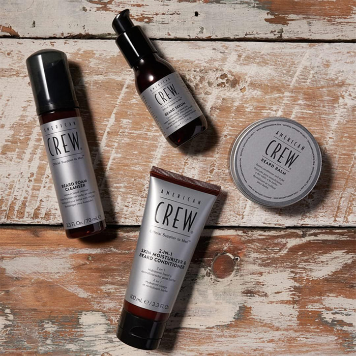 AMERICAN CREW kit Beard Balm 60gr + Shaving Skincare Beard Serum 50ml
