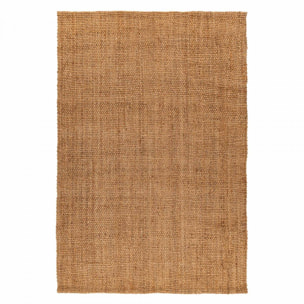 Tapis  en jute tissé main SUSI Beige motif uni à chevrons