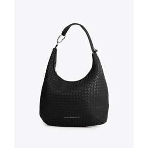 Borsa hobo intrecciata