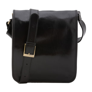 Borsa a tracolla  da uomo In Vera pelle Made in Italy 29x24x9 cm