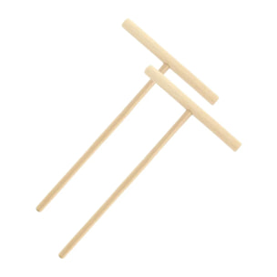 Ensemble de 2 Râteaux à crêpes 20 cm Fackelmann Wood Edition