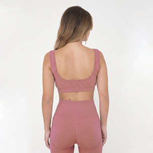 Crop top da allenamento o yoga con imbottitura Maddy