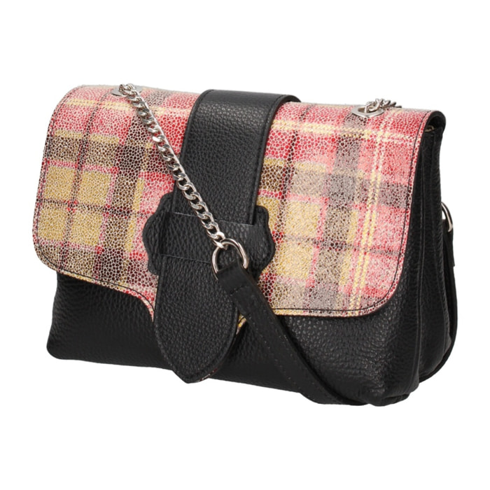 Borsa a tracolla da donna - Modello Caelia - Vera pelle - 20.0 x 16.0 x 10.0 cm