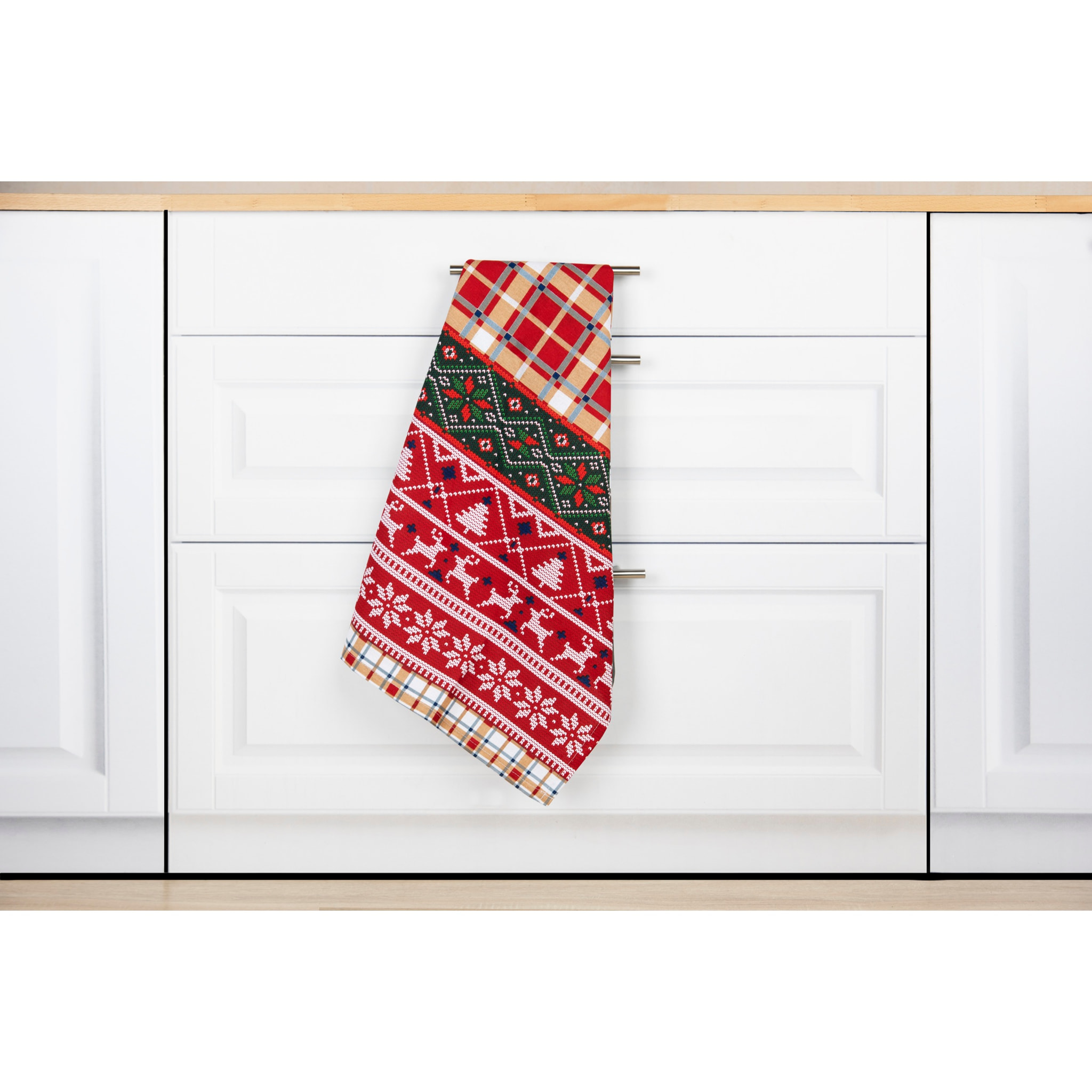 Set canovaccio con presina Excelsa – Fall Winter, Cotone Rosso