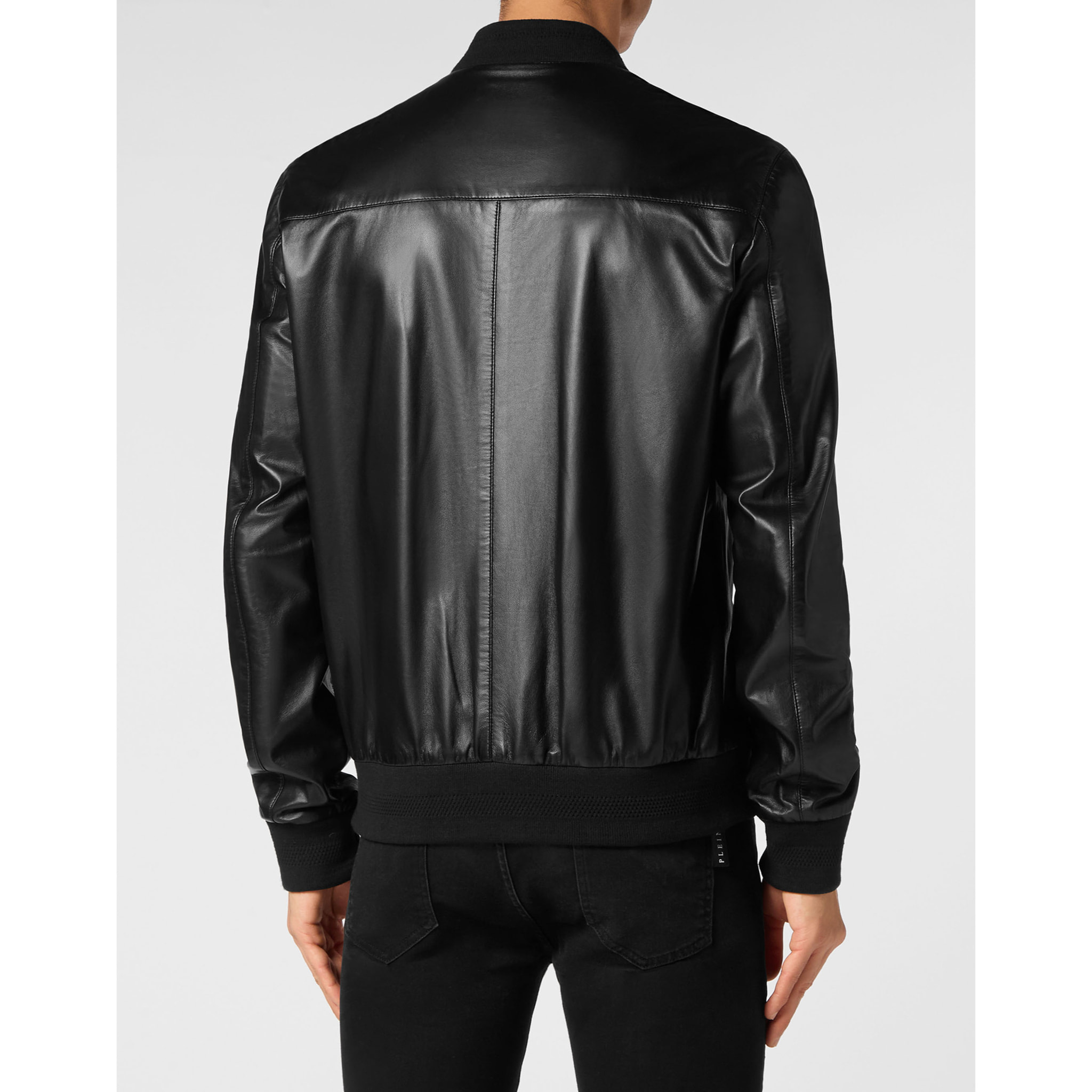 PHILIPP PLEIN Leather Bomber
