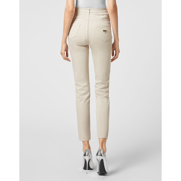 PHILIPP PLEIN Jegging de cintura alta ICONIC PLEIN