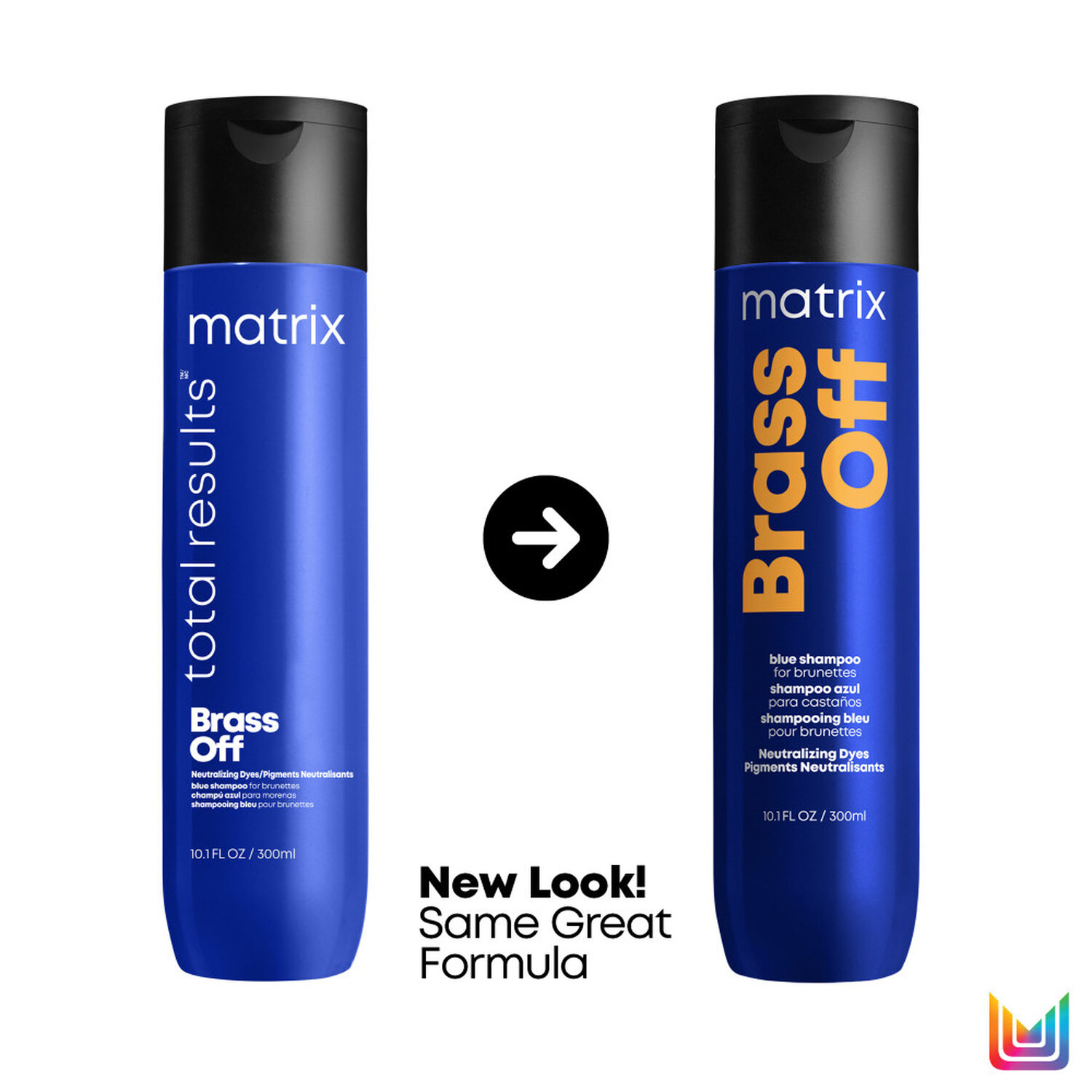 Brass Off - Shampoing Bleu Neutralisant de Reflets Indésirables Orangés Cuivrés