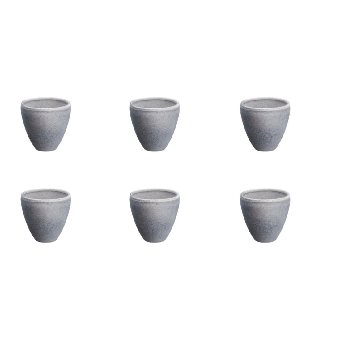 Tasse STONE 15cl - 6 pièces - Gris lune