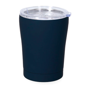 Vaso térmico en acero inox de doble pared y 350 ml de capacidad. Incluye tapa de cierre a presión, con dosificador y de fácil apertura, libre de BPA.