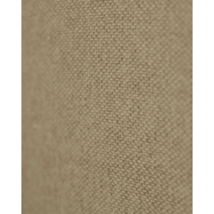 Tête de lit tapissée en beige en différentes tailles