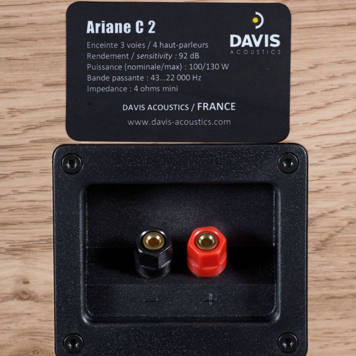 Enceinte centrale DAVIS ARIANE C2 Chene Clair