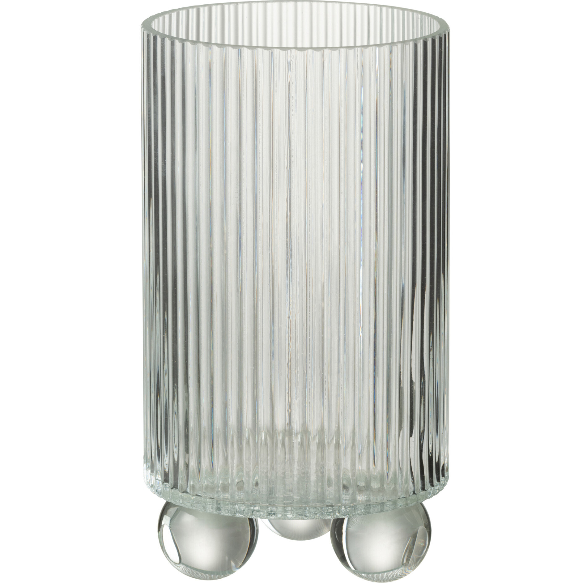 J-Line photophore Clara - verre - transparent - large