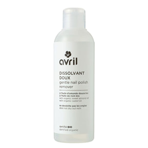 Dissolvant Certifié bio  - Dissolvant Doux à l'Huile d'Amande Douce et Ricin 200 ml
