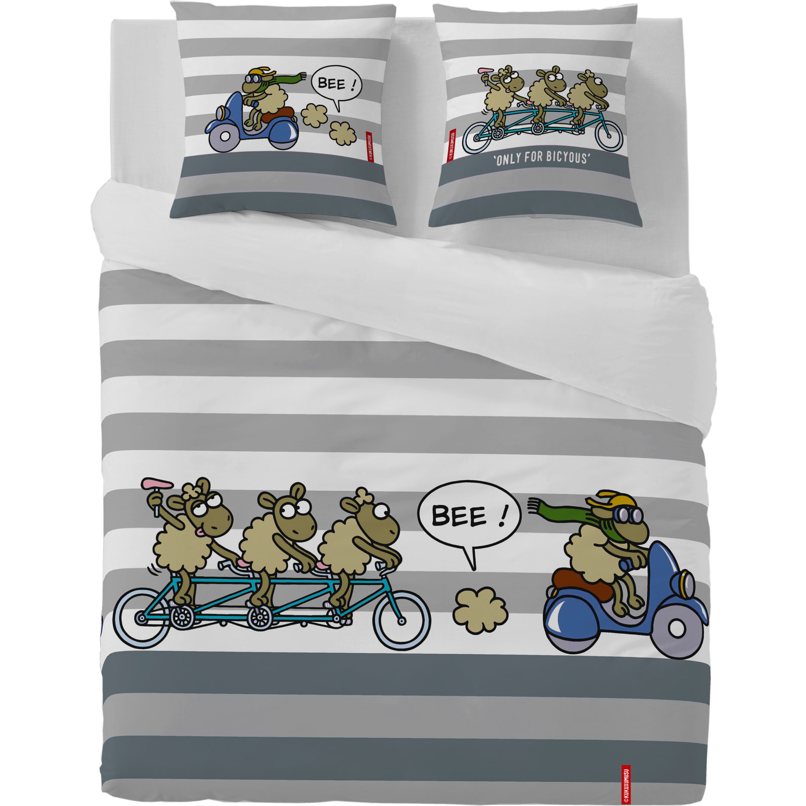 Funda Nórdica Tandem Scooter - 100% algodón - 150 hilos