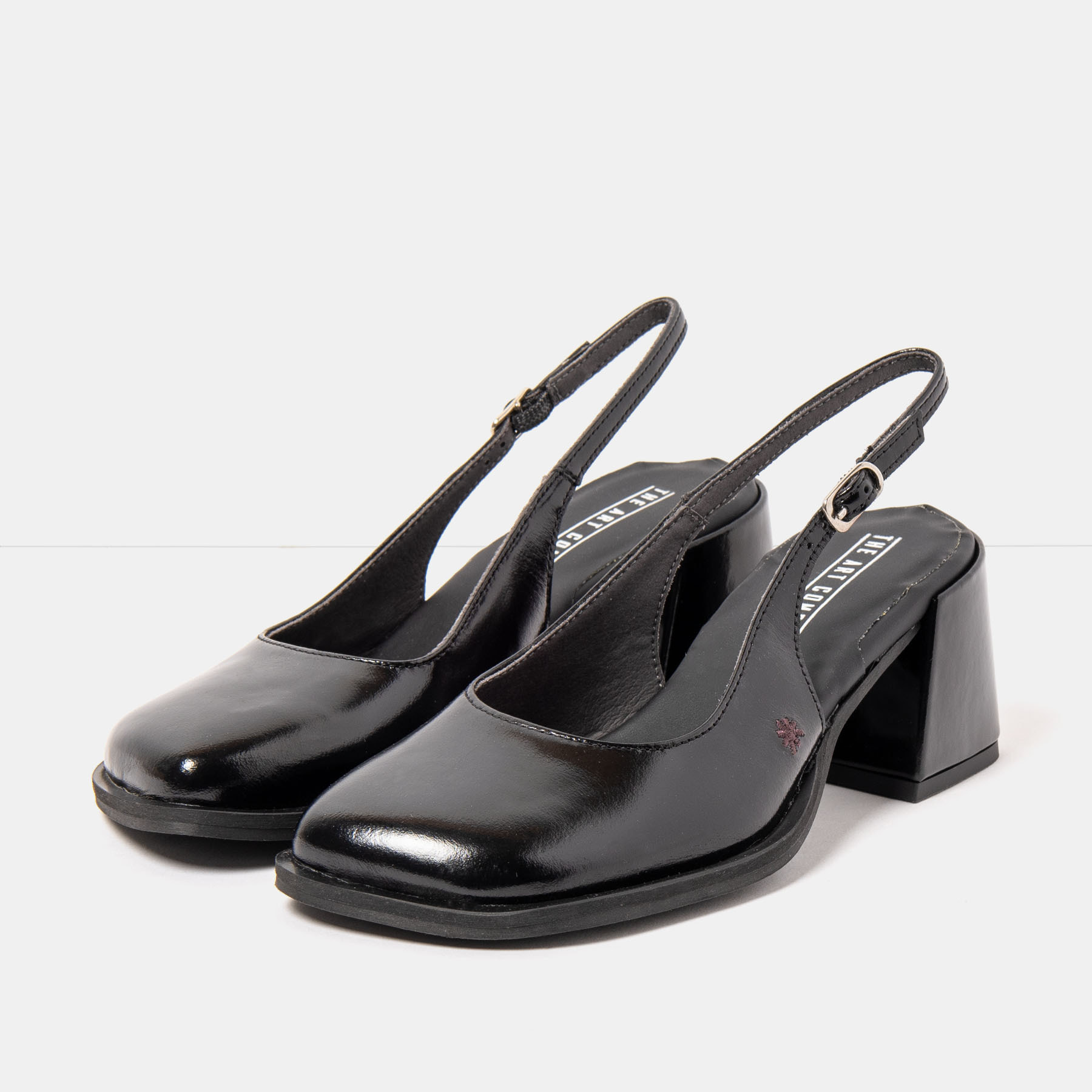 Sandalias con tacón 2012 NAPPA SHINNY BLACK / VERONA color Black