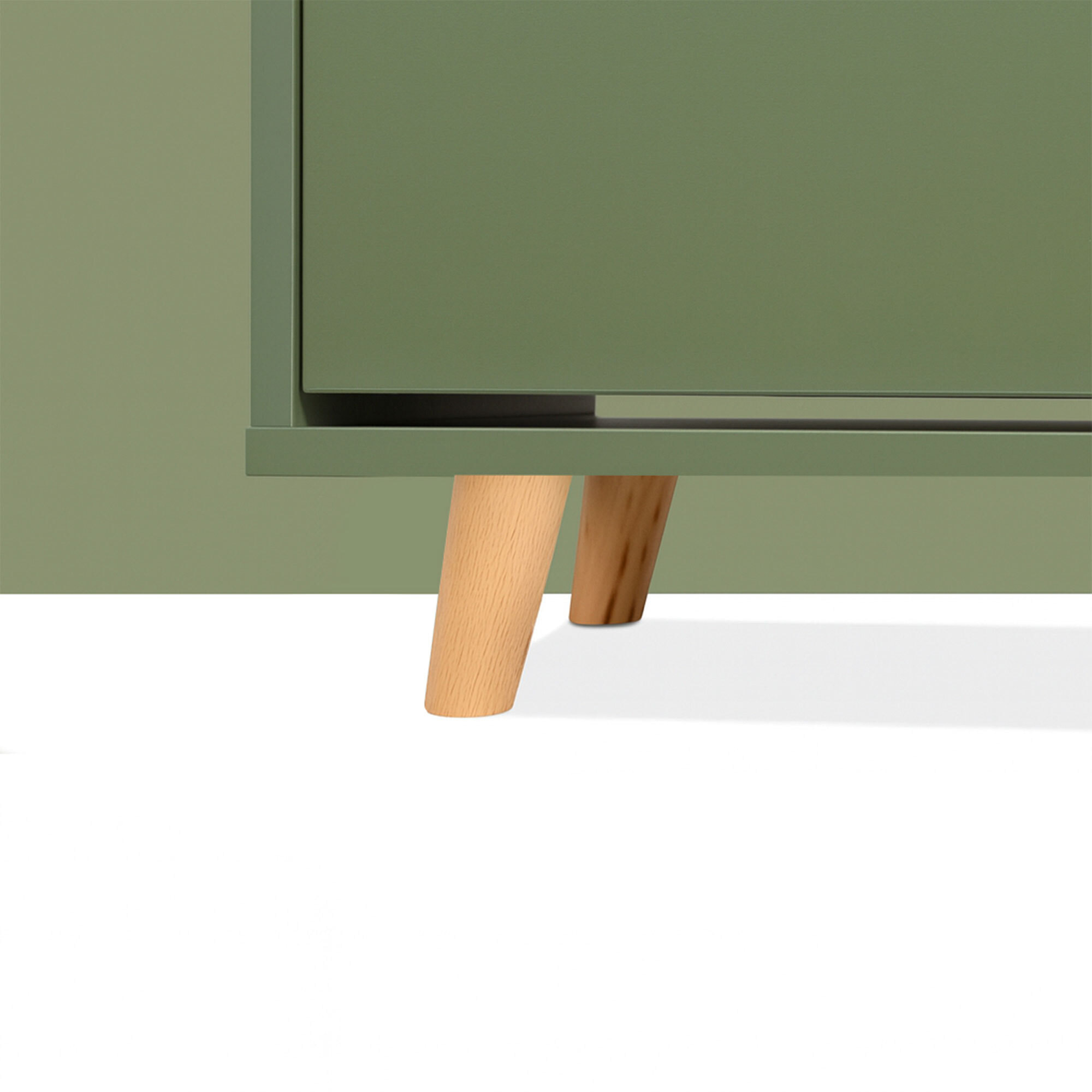 Emma - Scarpiera Salvaspazio 2 Ante 55x82x25 cm 12 Paia in Legno Salvia