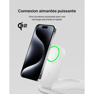 Chargeur induction BELKIN induction 15W 3en1 blanc