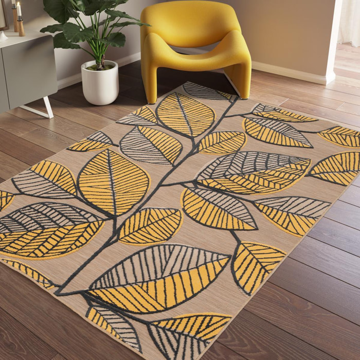 Tapis extérieur tissé kilim rectangle NUSE