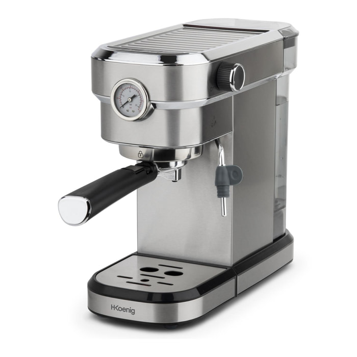 Máquina Espresso EXP820 H.Koenig, 1350 W, 15 Bares, 1.1 L