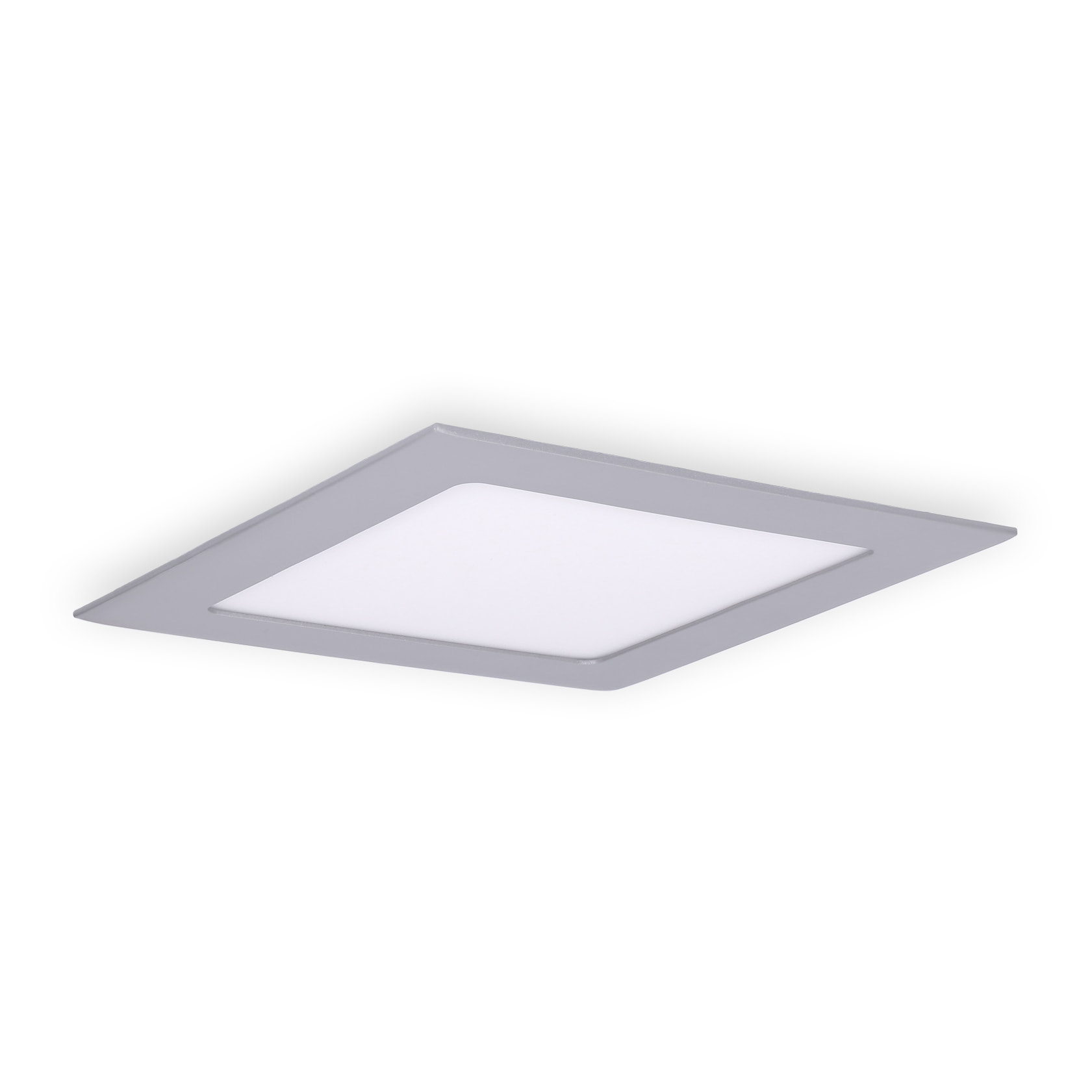 Forlight Downlight Ip23 Easy Square 170Mm Led 10W 3000K Gris 874Lm