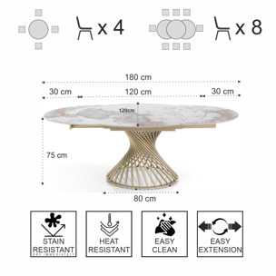 Tomasucci JORUM 1 table extensible