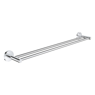 Double barre porte-serviette 600mm Essentials