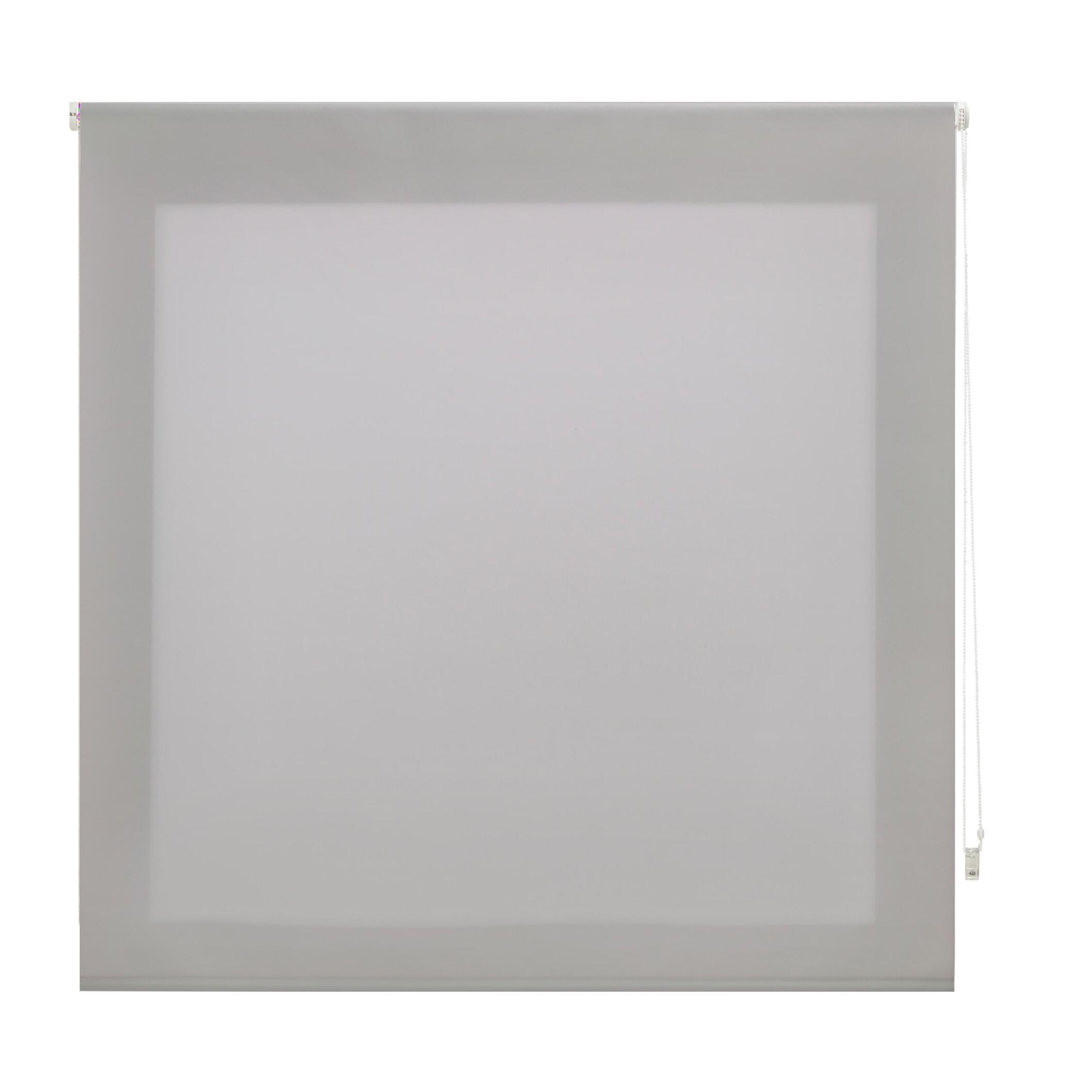 Estor Poliéster enrrollable opaco liso OPACARA PLATA PURLINE  W
