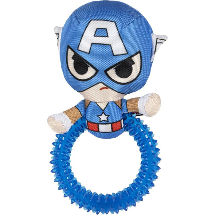 Mordedor Para Perro Avengers Capitan America Blue