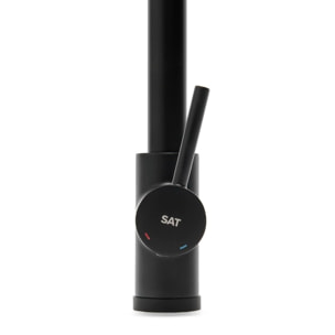 Mitigeur d'évier SAT bras articulé noir mat SATBSD289KC
