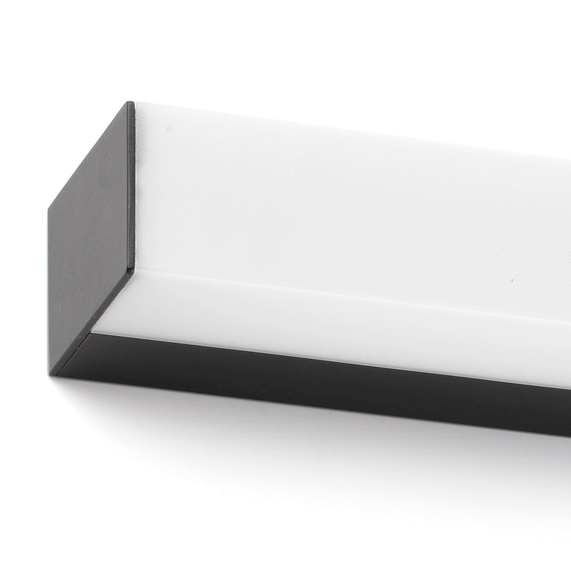 NILO 600 Lampada da parete nero 12W