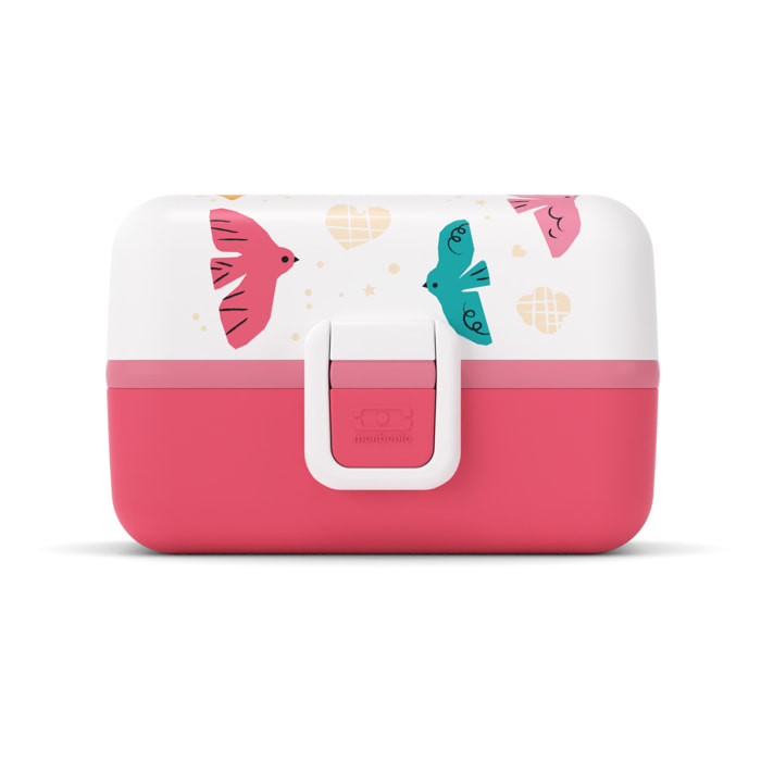 Lunch box à compartiments pour enfant Tresor 800ml Rose Birds