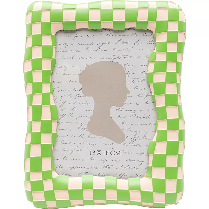 Cadre photo Checker 18x24cm vert Kare Design