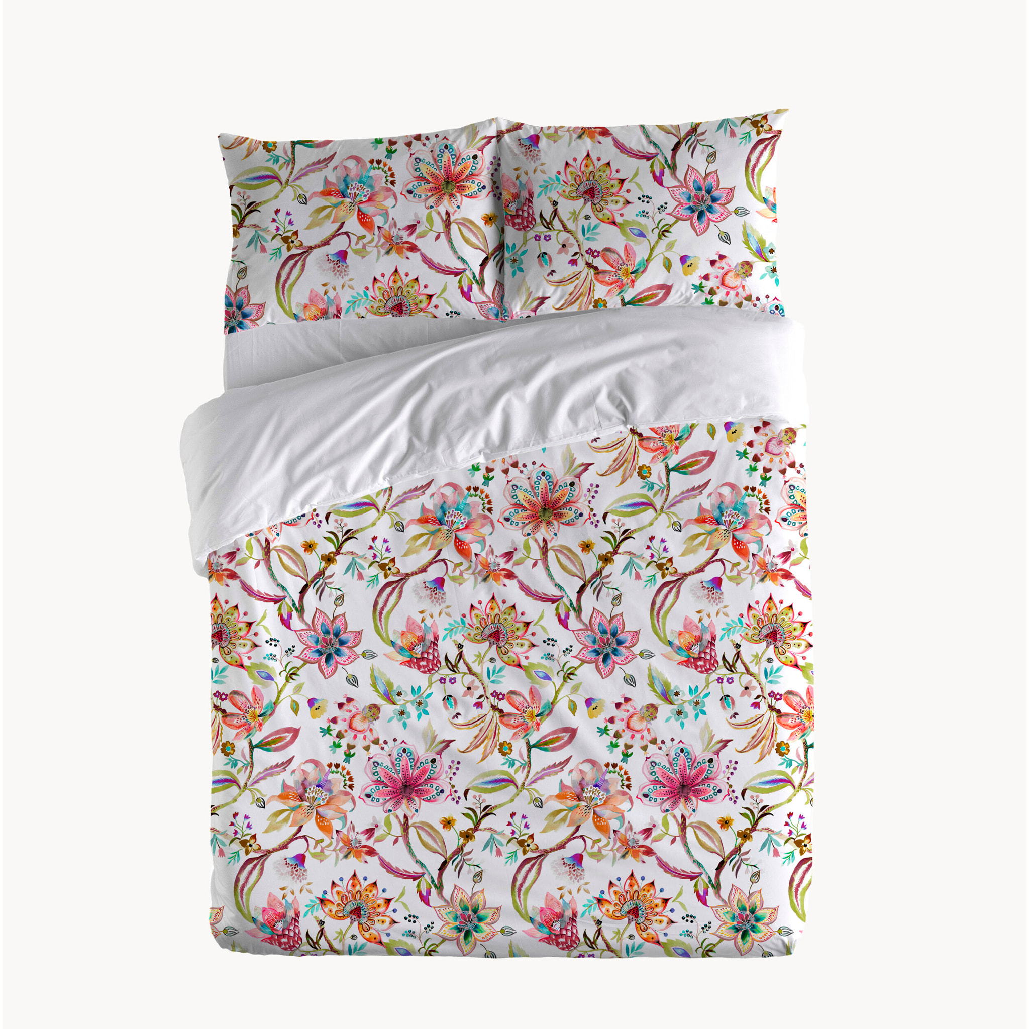 Housse de couette nordique multicolore