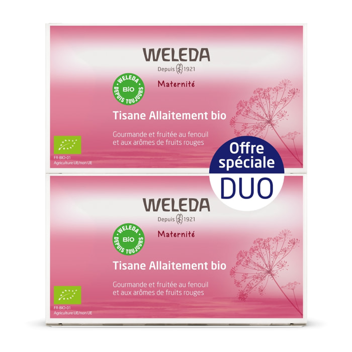 WELEDA - Duo Tisane Allaitement Bio Fruits rouges - 20x2 g