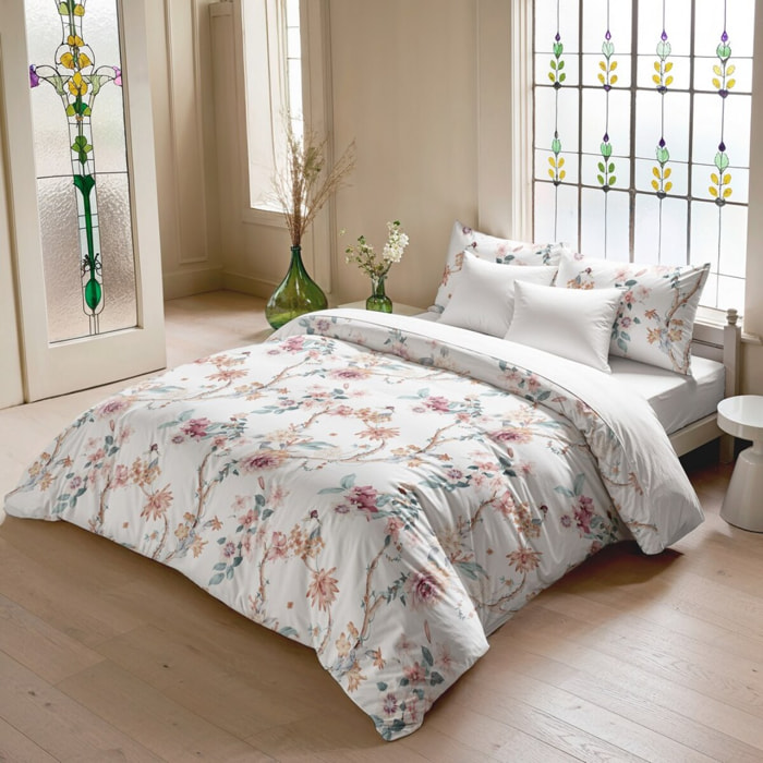 Housse de couette saori blanc