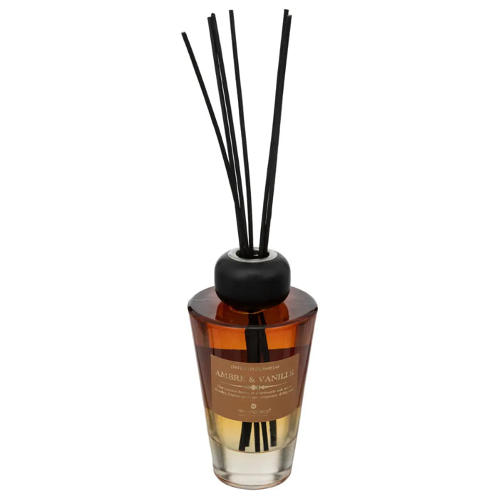 Diffuseur de parfum Alma 200ml verre ambre
